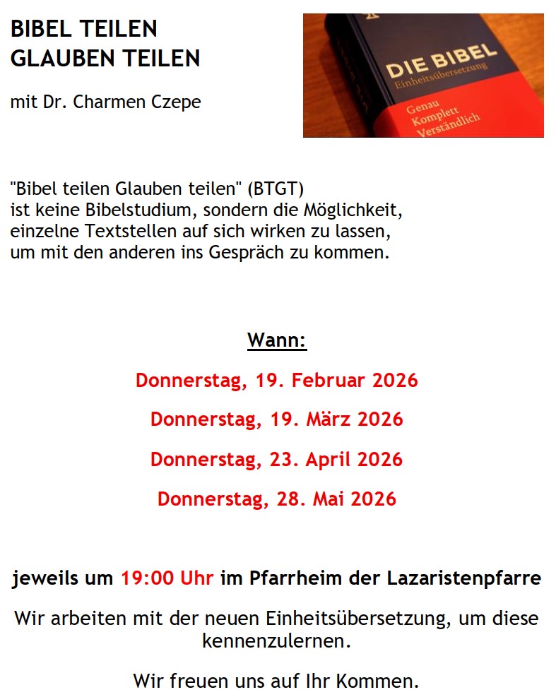 Bibel teilen