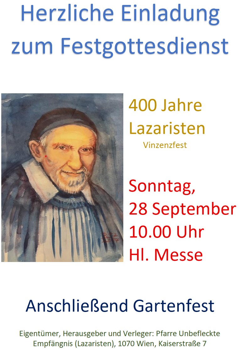 400 Jahre Lazaristen